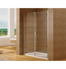 Душевая дверь Aquanet Cinetic 170, прозрачное стекло (AE12-N-90H190U-CT + AE12-F-80H190U-CT)