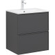 Тумба под раковину Aquanet Арт 60 ясень графит