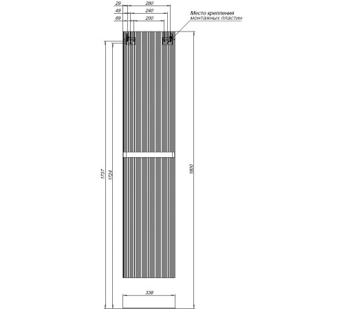 Шкаф-пенал Aquanet Альтера 34 белый матовый