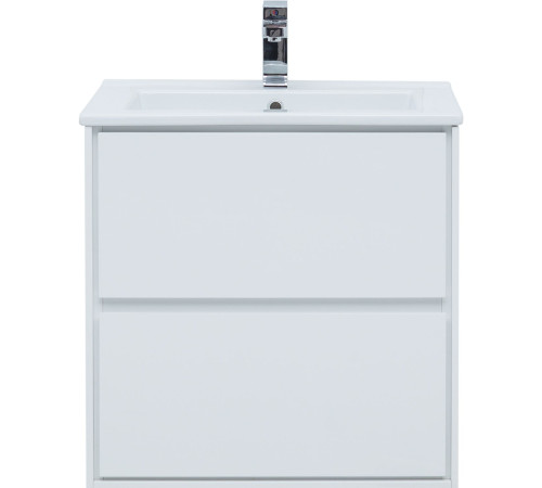 Тумба под раковину Aquanet Милан 65 белый глянец