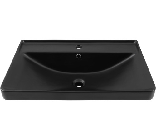 Раковина Aquanet Ирис 70 черная матовая