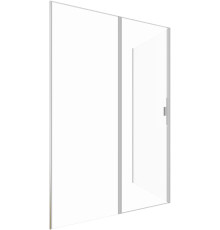 Душевой уголок Allen Brau Priority 140x80 3.31011.BA + 3.31014.BA серебро браш