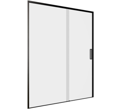 Душевая дверь Aquanet Pleasure Evo 140 AE65-N140-BT профиль черный, прозрачное стекло