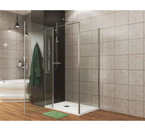 Душевой уголок Allen Brau Priority 100x90 3.31028.00 + 3.31043.00 хром