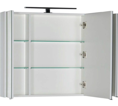 Зеркальный шкаф Aquanet Латина 100 белый