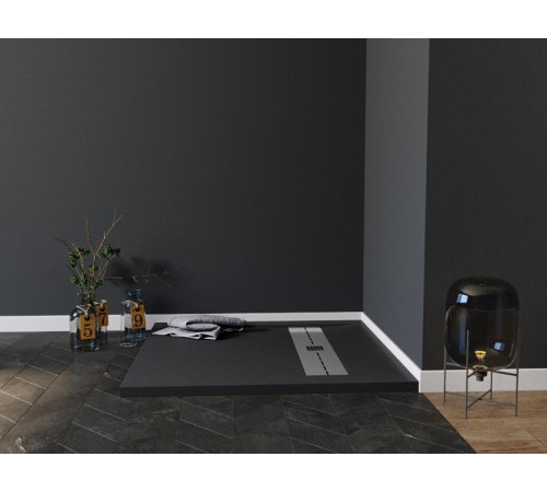 Душевой поддон Aquanet Delight 160х80 черный