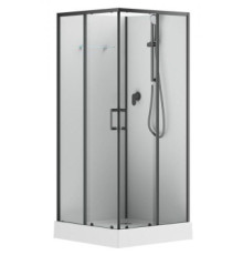 Душевая кабина Aquanet Passion EVO S Black 90x90