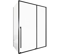 Душевой уголок Allen Brau Fantasy 150x100 3.11009.31 + 3.11014.31 черный матовый