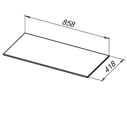Столешница Allen Brau Liberty 90 1.330012.M мрамор