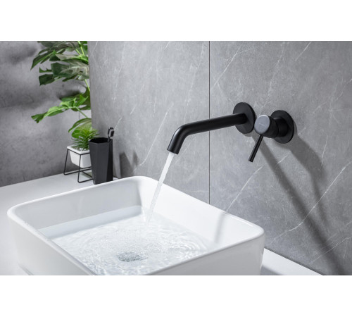 Смеситель для раковины Allen Brau Priority 5.31030-31 (с внутренней частью) черный матовый