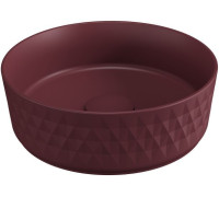 Раковина накладная Allen Brau Fantasy Romb 36 4.11033.BD бордо