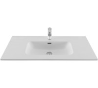 Раковина Aquanet Flat 100 белая матовая