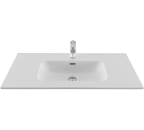 Раковина Aquanet Flat 100 белая матовая