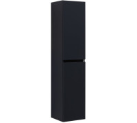 Шкаф-пенал Aquanet Вега 2.0 35 черный