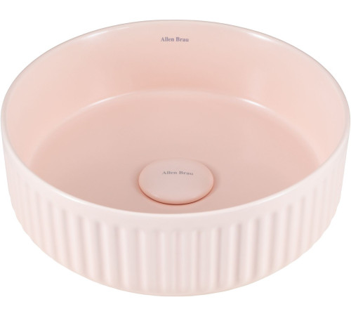 Раковина накладная Allen Brau Fantasy Line 36 4.11032.SM розовый