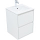 Тумба под раковину Aquanet Милан 50 белый глянец