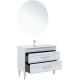 Тумба под раковину Aquanet Бостон New 100 белый сатин