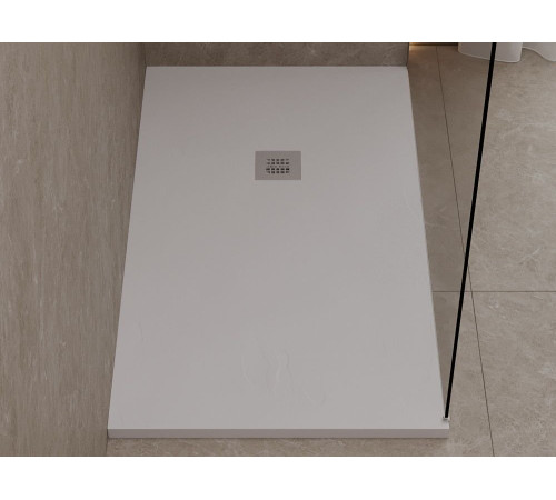 Душевой поддон Allen Brau Priority 100x100 8.31005-21 белый камень