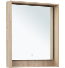 Зеркало Aquanet Милан 70 дуб светлый