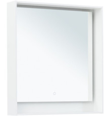 Зеркало Aquanet Милан 80 белый глянец