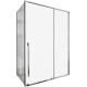 Душевой уголок Allen Brau Fantasy 150x90 3.11009.00 + 3.11013.00 хром