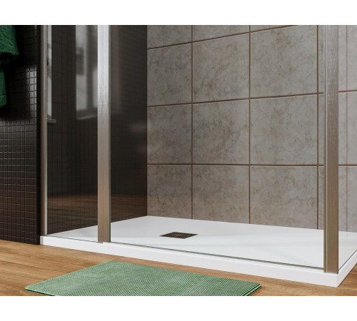 Душевой уголок Allen Brau Priority 100x90 3.31028.00 + 3.31043.00 хром