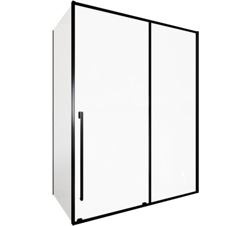 Душевой уголок Allen Brau Fantasy 160x90 3.11010.31 + 3.11013.31 черный матовый