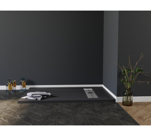 Душевой поддон Aquanet Delight 90х90 черный