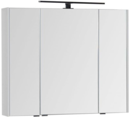 Зеркальный шкаф Aquanet Латина 90 белый