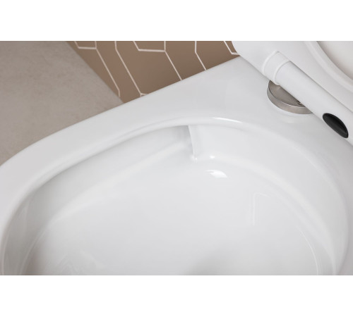 Унитаз подвесной Aquanet Atago 3.0 Tornado белый