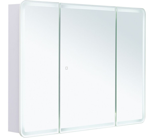 Зеркальный шкаф Aquanet Оптима 110 с LED подсветкой