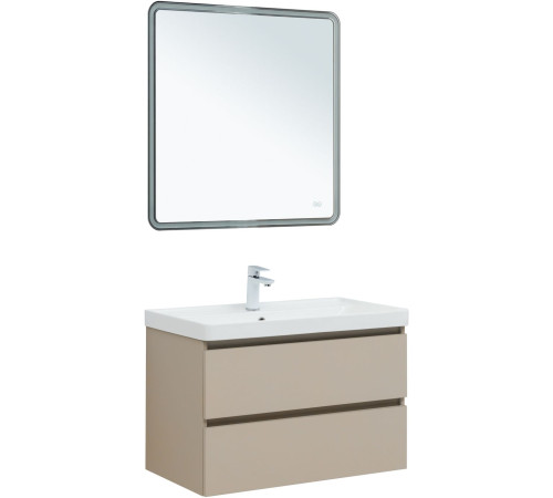 Тумба под раковину Aquanet Вега 2.0 80 бежевый