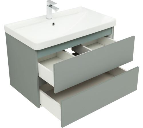 Тумба под раковину Aquanet Вега 2.0 80 мисти грин