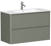 Тумба под раковину Allen Brau Gravity 100 1.370010.CGM олива матовый