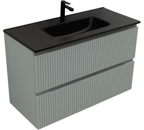 Тумба под раковину Aquanet Джейн (Flat) 100 мисти грин