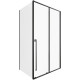 Душевой уголок Allen Brau Fantasy 120x90 3.11006.31 + 3.11013.31 черный матовый