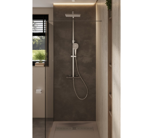 Душевой поддон Allen Brau Infinity 90x90 8.21001-PGM платина