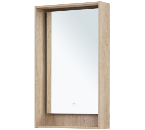 Зеркало Aquanet Милан 50 дуб светлый