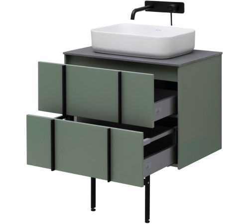 Тумба под раковину Allen Brau Reality 70 1.32004.CGM олива матовый