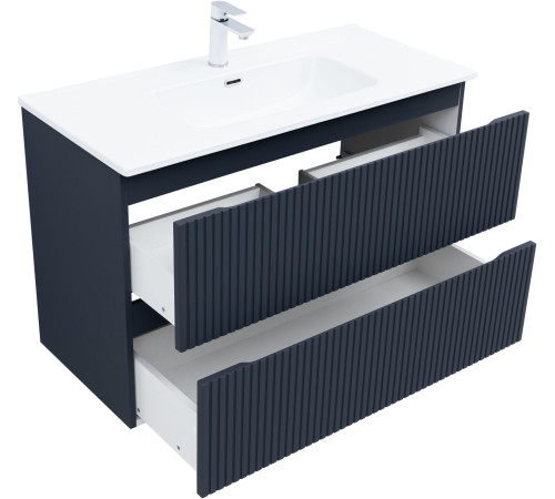 Тумба под раковину Aquanet Джейн (Flat) 100 маренго