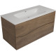 Тумба под раковину Allen Brau Glority 100 1.35002.NW дуб антик