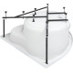 Каркас сварной для акриловой ванны Aquanet Palau 140x140