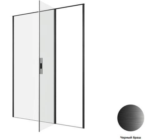 Душевая дверь Allen Brau Priority 160 3.31039.BBA черный браш