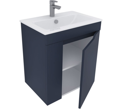 Тумба под раковину Aquanet Практика 60 маренго