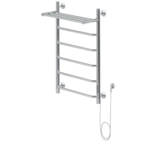 Полотенцесушитель электрический Aquanet Fiona 80х50 Тэн справа, с полкой