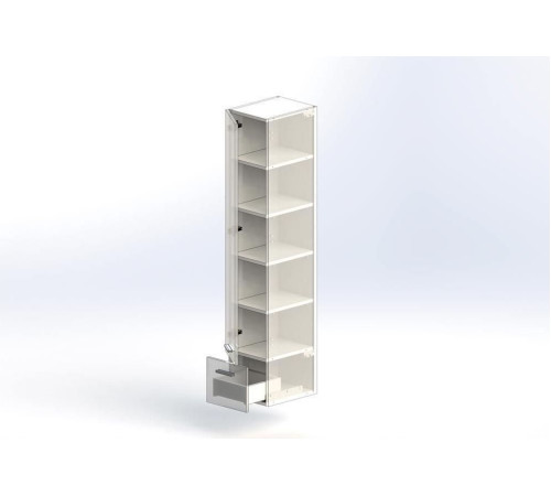 Шкаф-пенал Aquanet Верона 30 белый (подвесной)