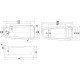 Акриловая ванна Aquanet Family Trend 170x78 90778-GW