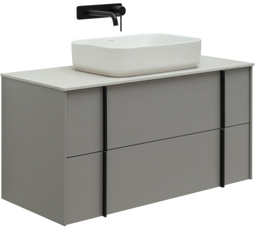 Тумба под раковину Allen Brau Reality 100 1.32007.PGM платина матовый