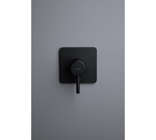 Смеситель для душа Allen Brau Priority X1 5.31012-31 (с внутренней частью, 1 выход) черный матовый