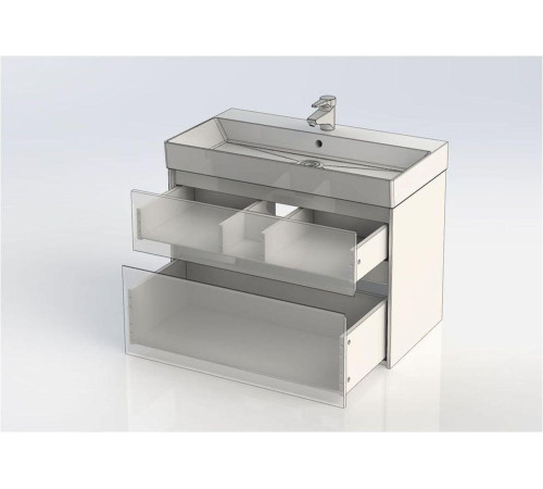 Тумба под раковину Aquanet Бруклин 85 белый